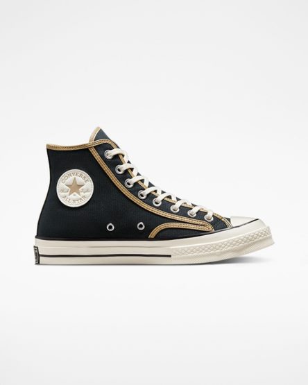 Tenisky Vysoke Converse Chuck 70 Heavyweight Platene Panske Čierne Hnedožltý | SK GLIEF5